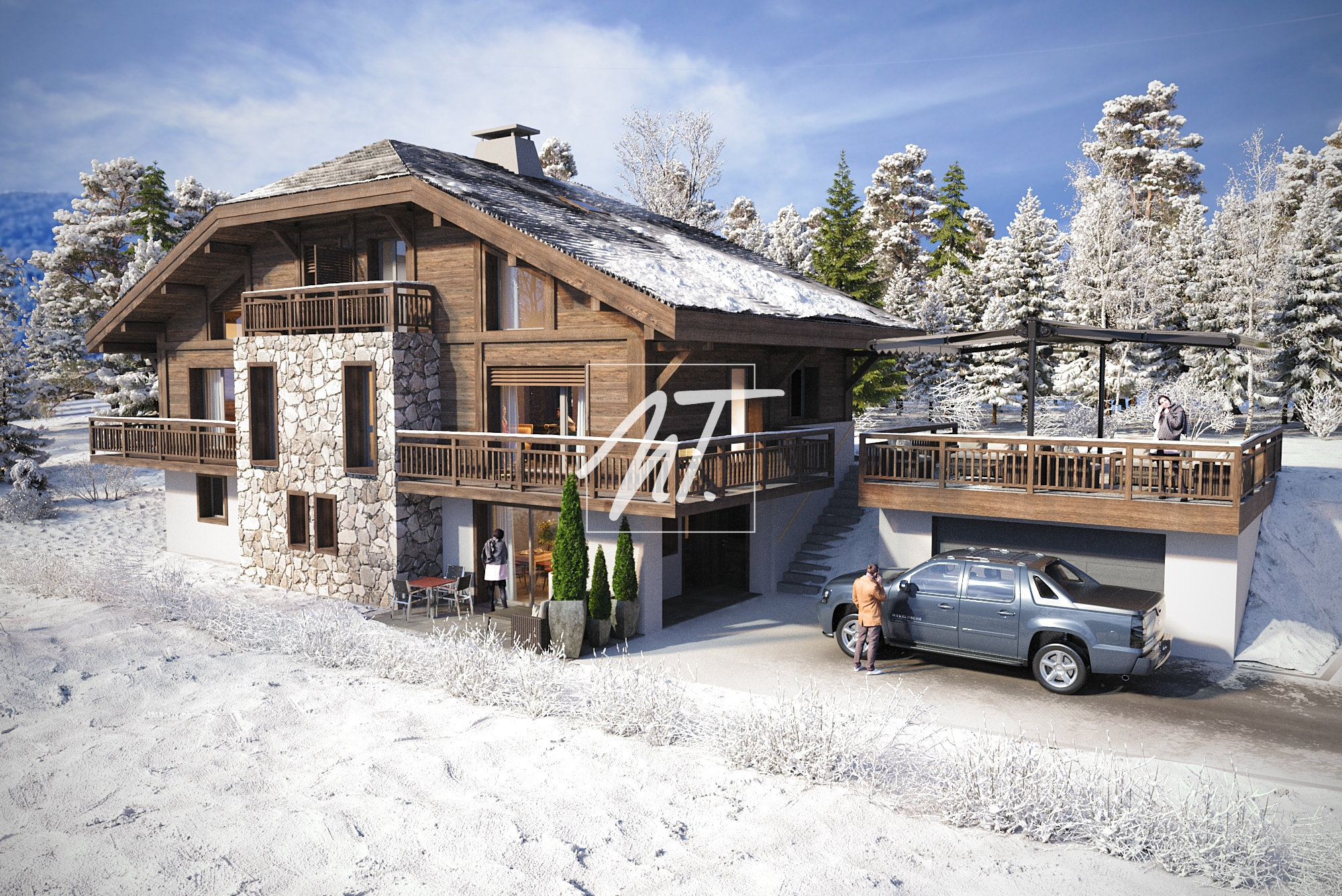 TA NEUF DE STANDING AUX TERRASSES DES 5 MONTS