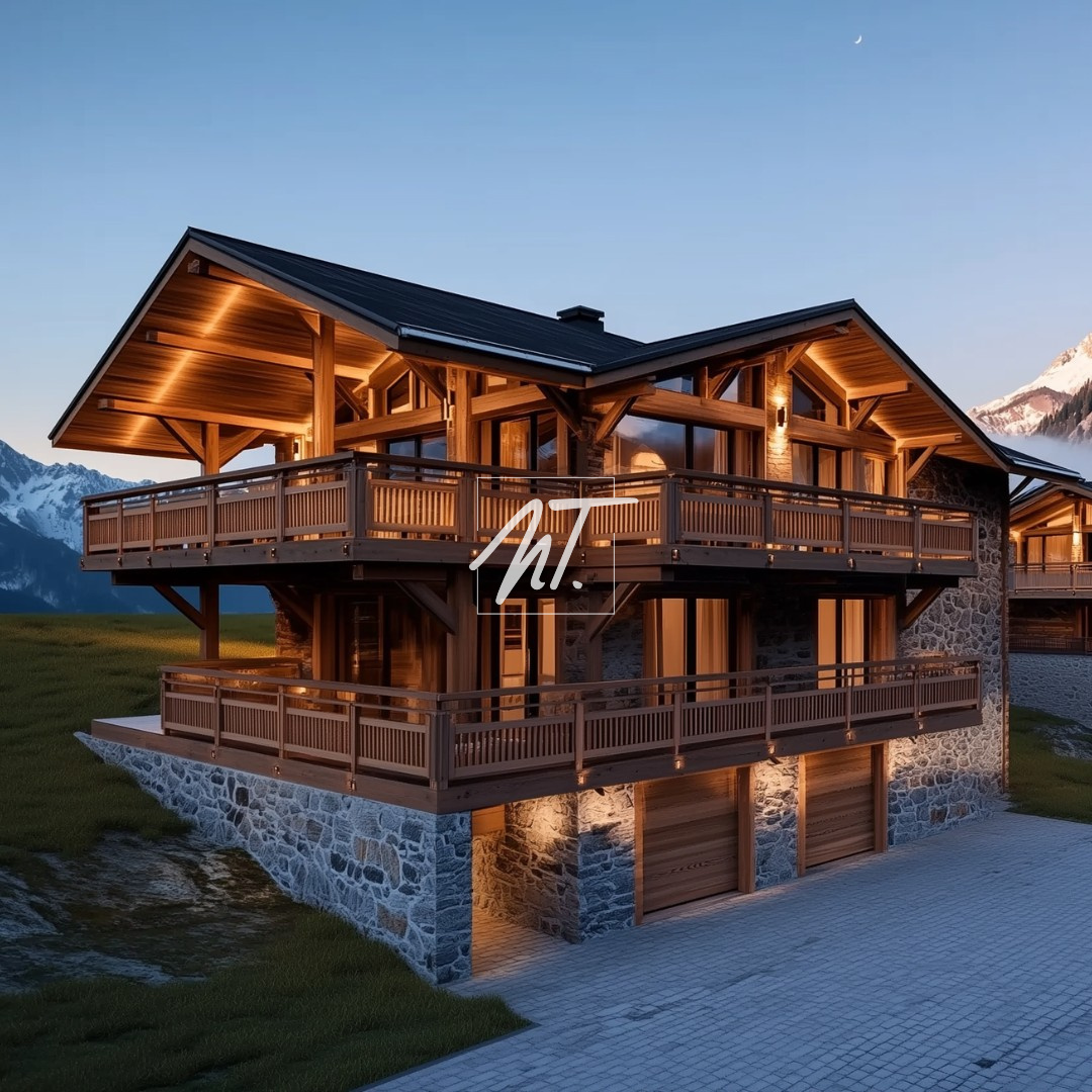 Chalet neuf dans un quartier paisible