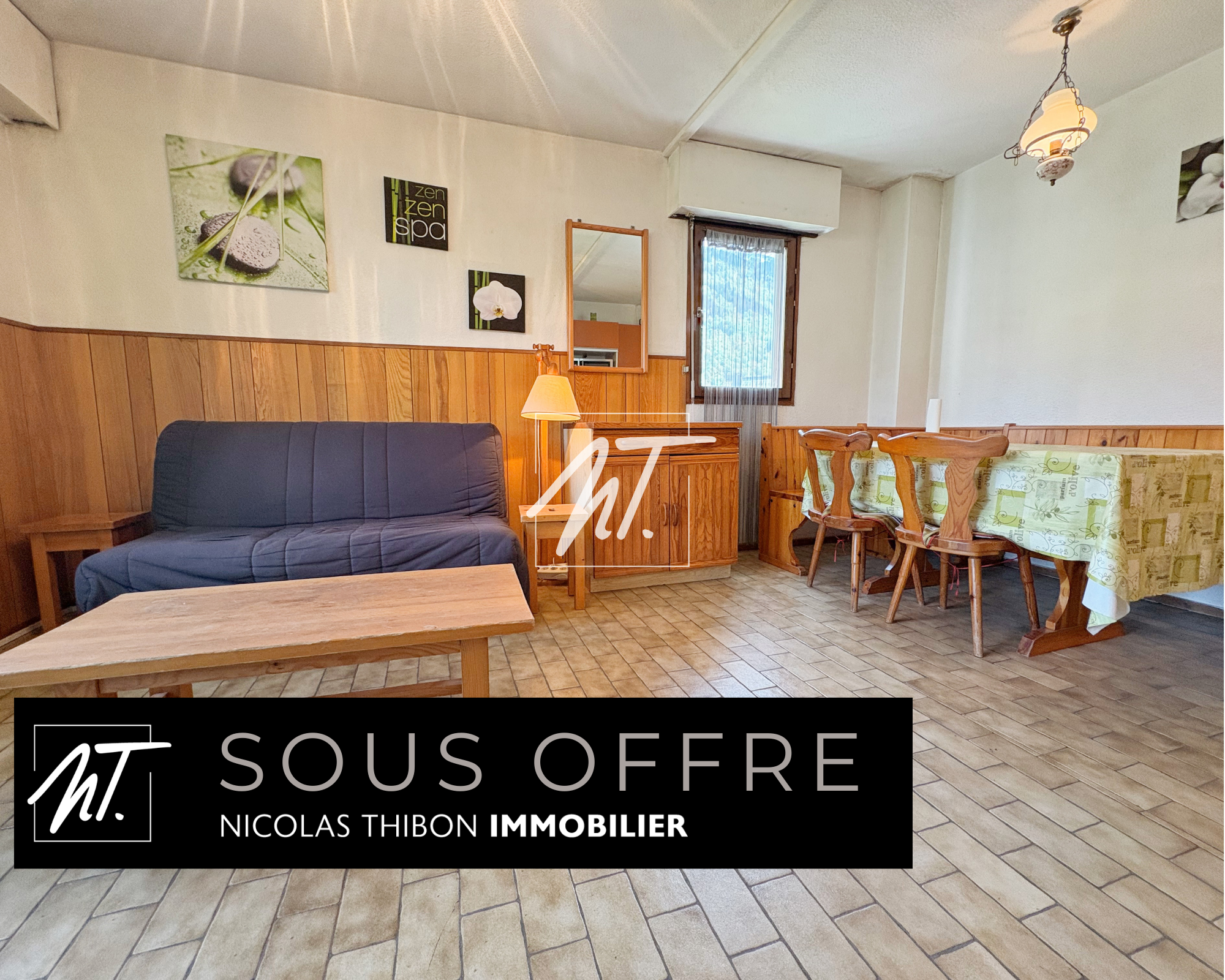 Charmant T2 en plein centre avec balcon, garage et cave   Idéal été/hiver !