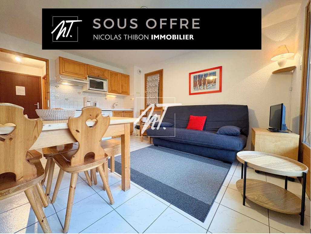 Appartement de 37 m2 avec Jardin et Vue Panoramique à Samoëns