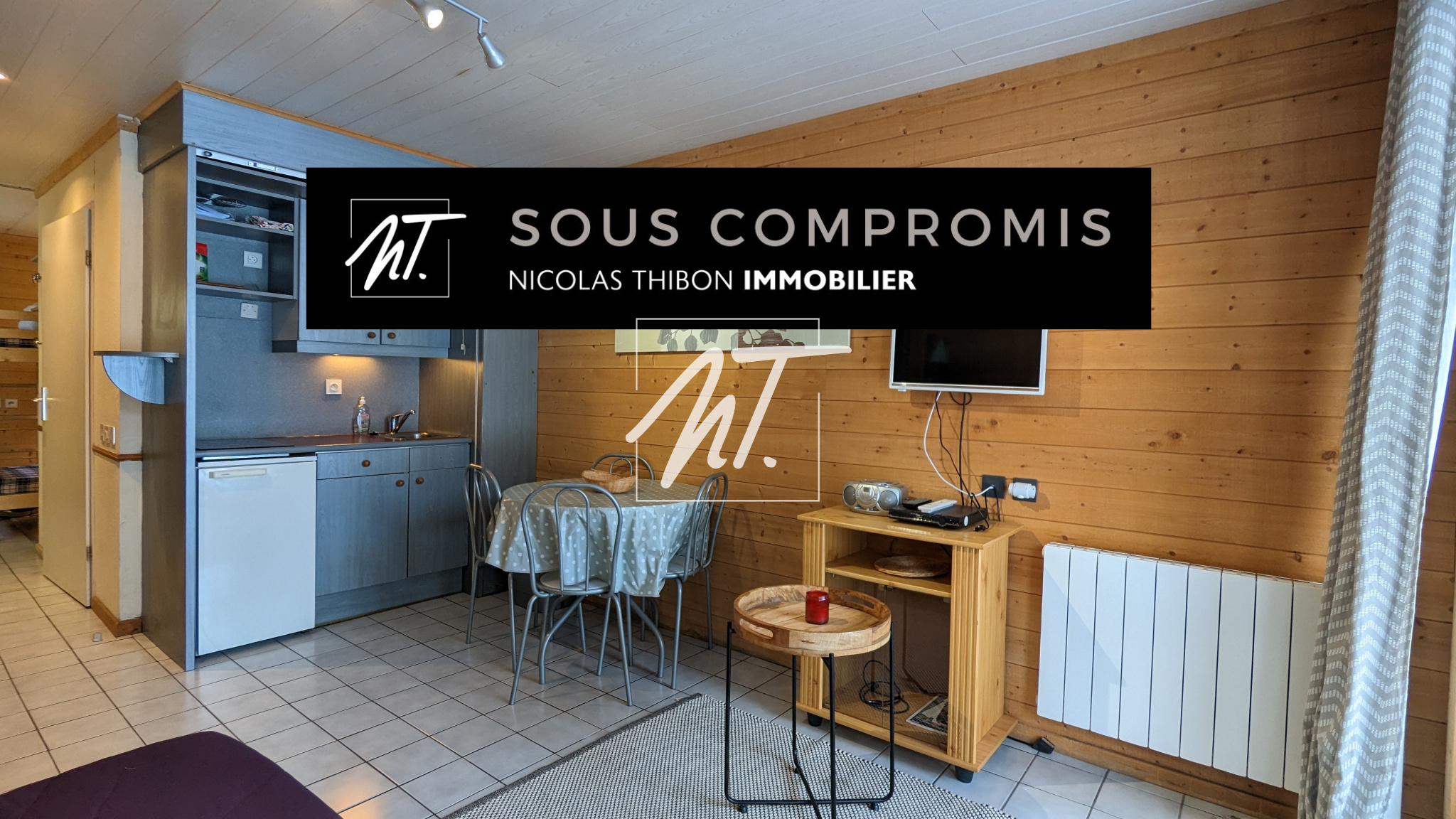 Studio coin montagne au centre des Gets
