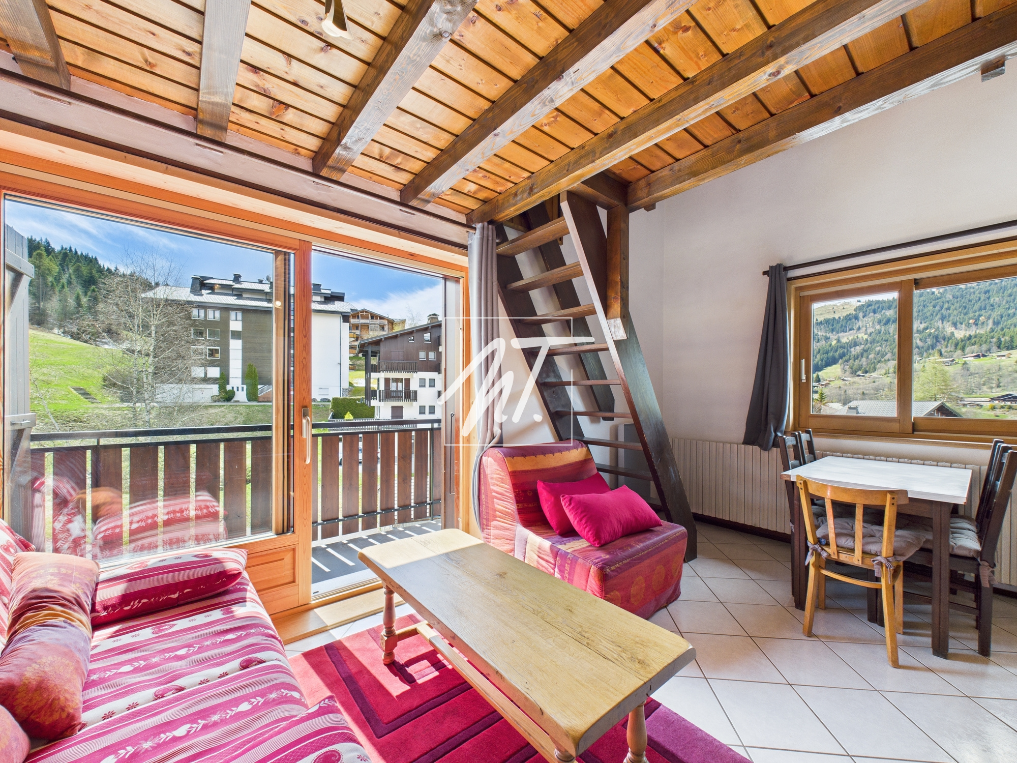 Duplex aux pieds des pistes - Vue imprenable!