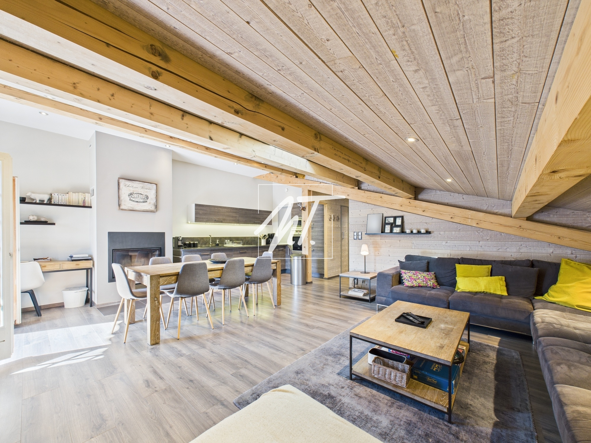 Grand appartement de standing avec balcon aux Gets