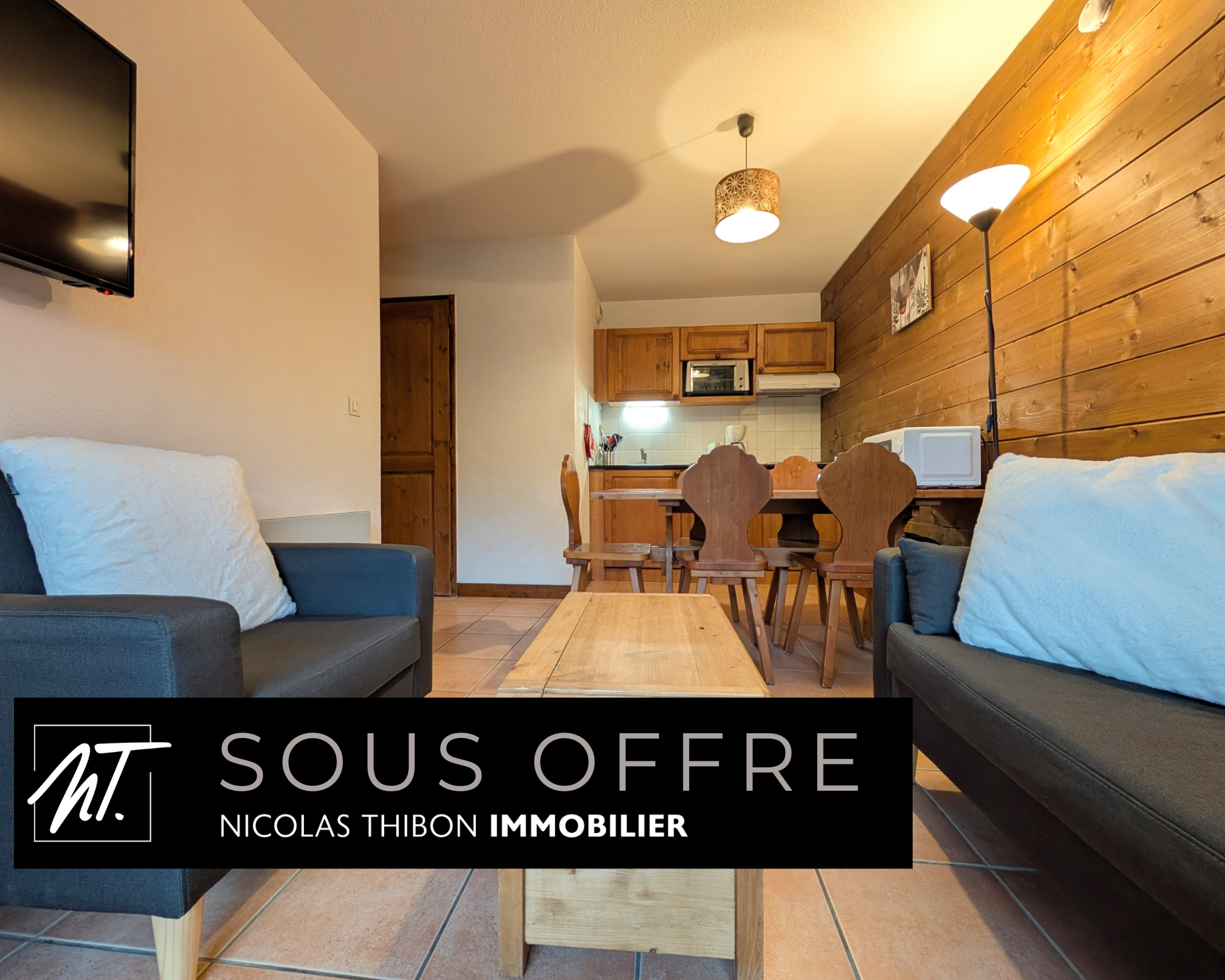 Appartement en rez de jardin dans un quartier calme de Samoëns