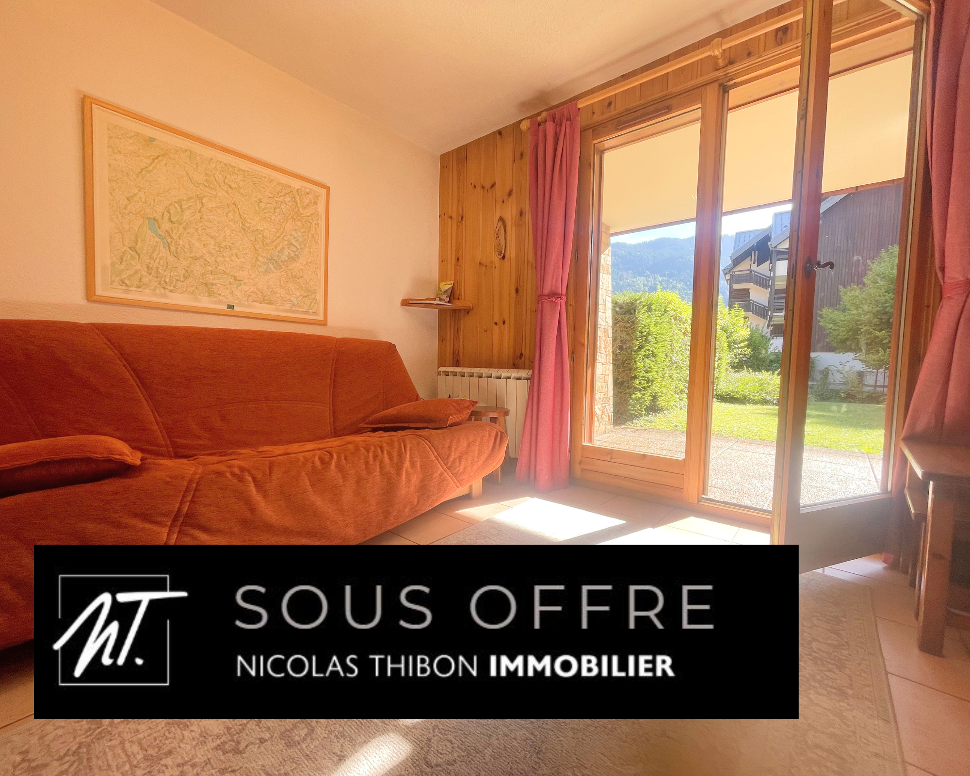 Appartement T3 de 34 m2 en rez-de-jardin