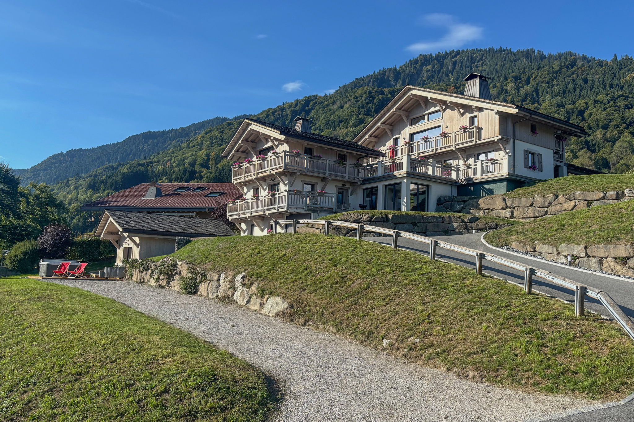 Chalet unique, propriété exceptionnelle dans le Grand Massif
