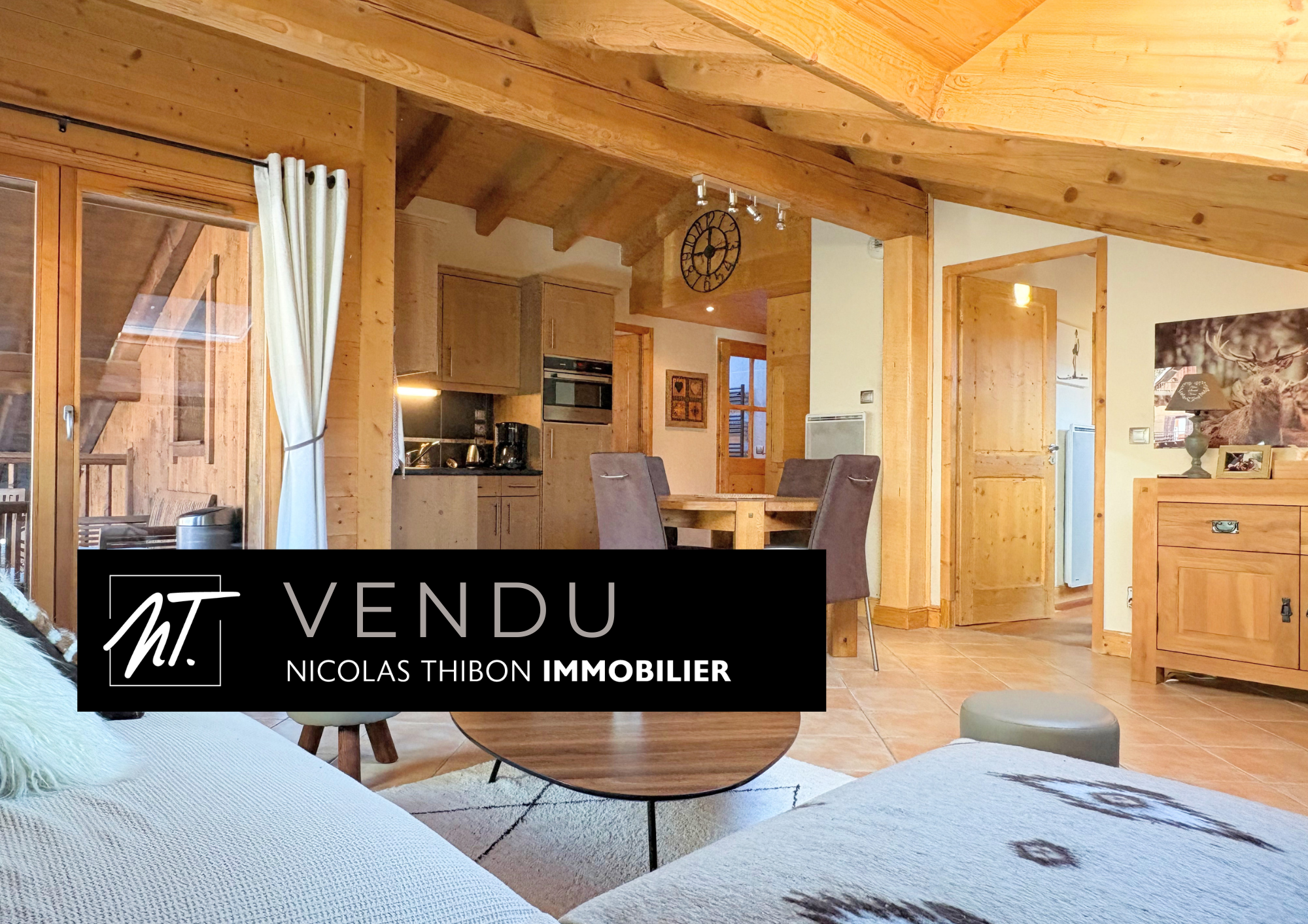 Un appartement unique alliant charme alpin et confort moderne !