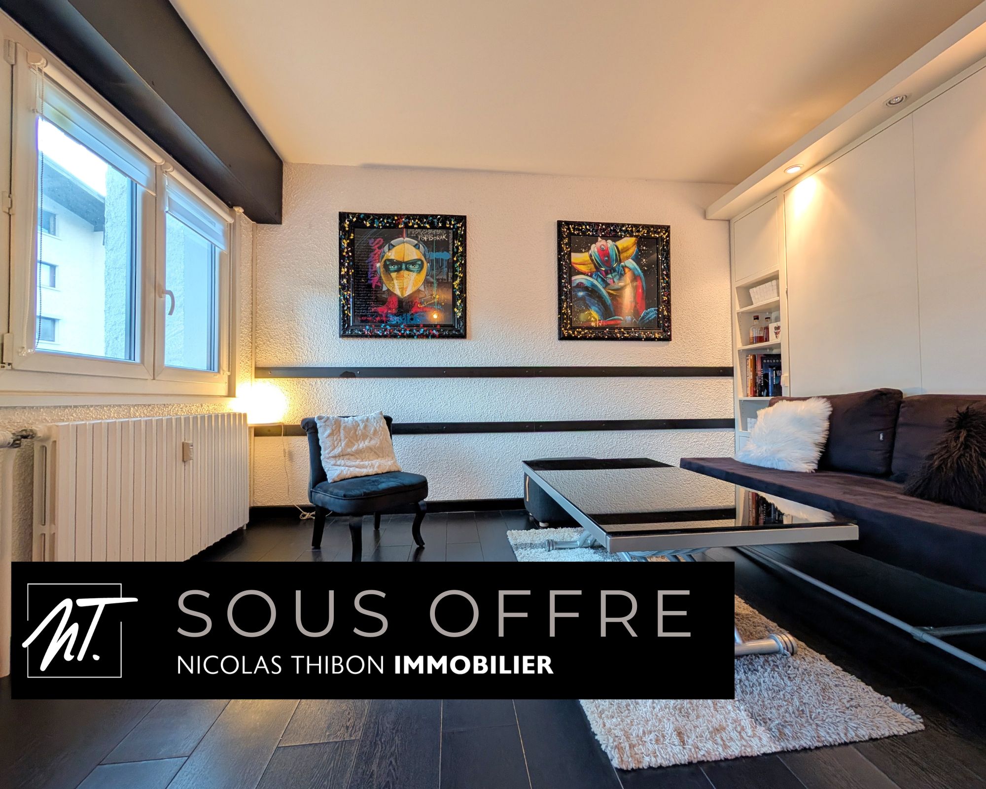 Studio rénové en totalité à deux pas du centre