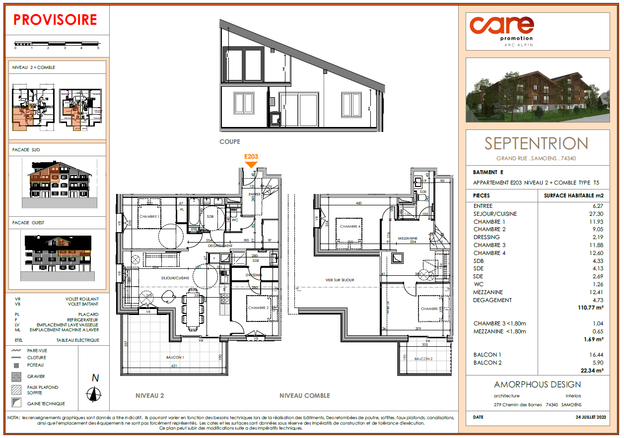 T5 dans une résidence neuf dans le centre de Samoëns
