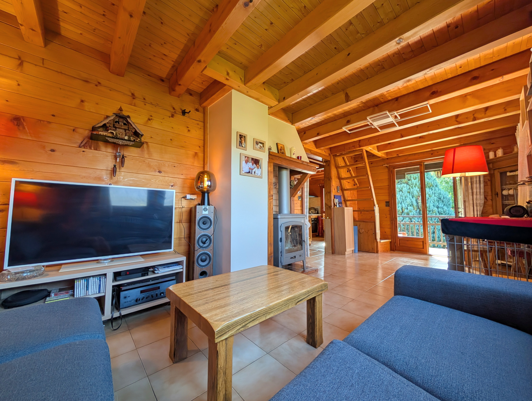 Chalet cosy coteau Sud Verchaix