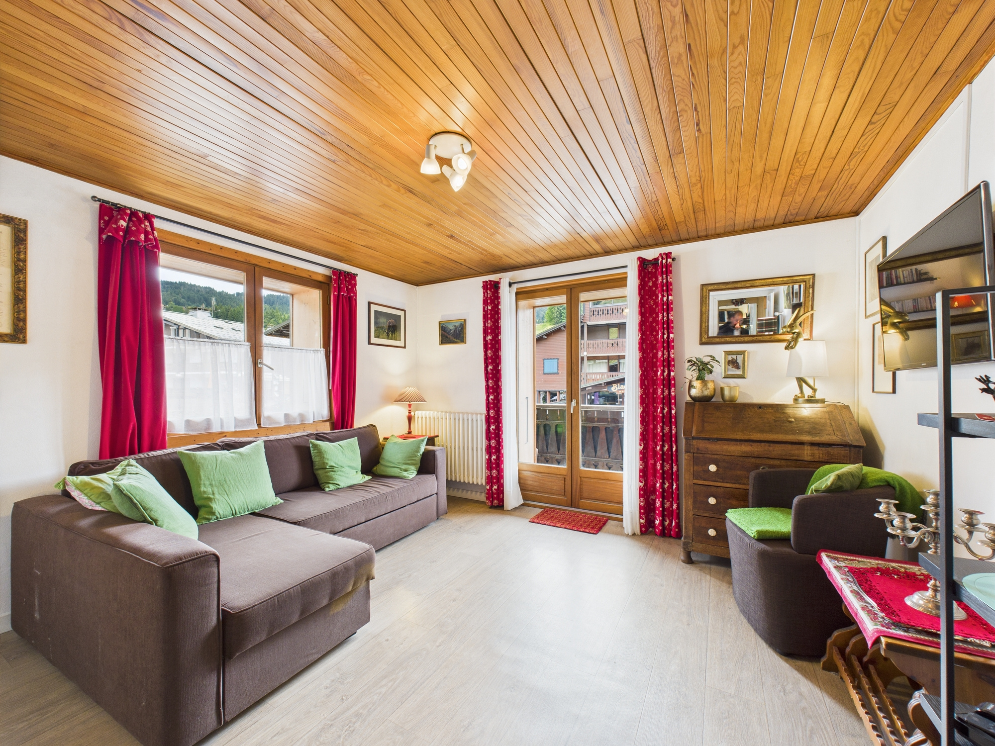 Appartement 2 chambres au cœur des Gets, à 50 m des pistes